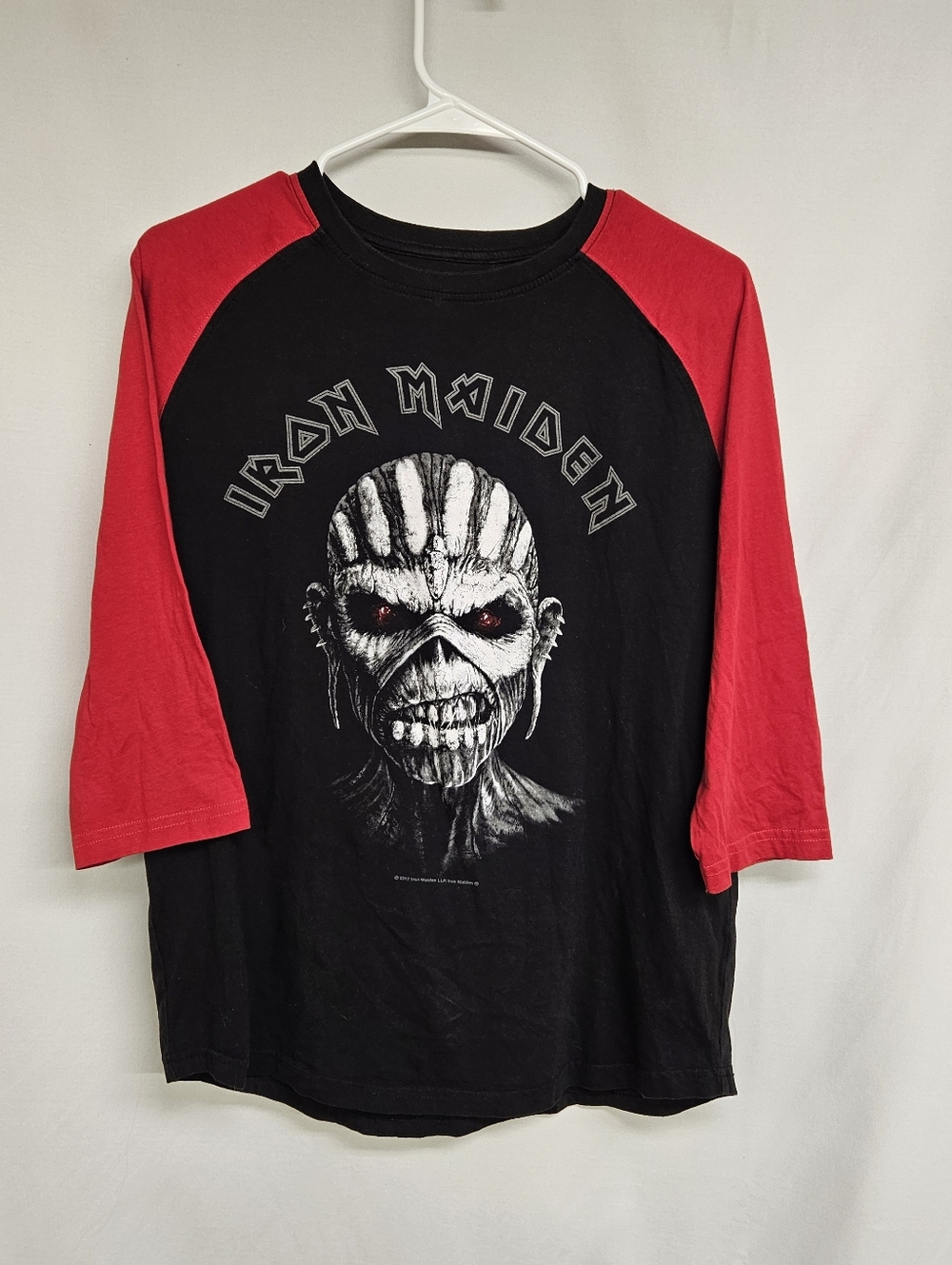Iron Maiden Rare Official 2017 The Book of Souls World Tour Event Shirt Eddie